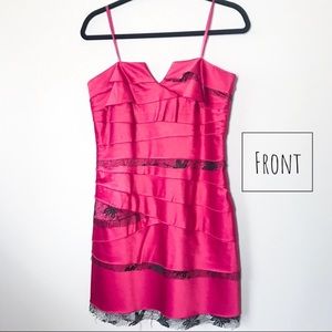 Hot pink party dress!